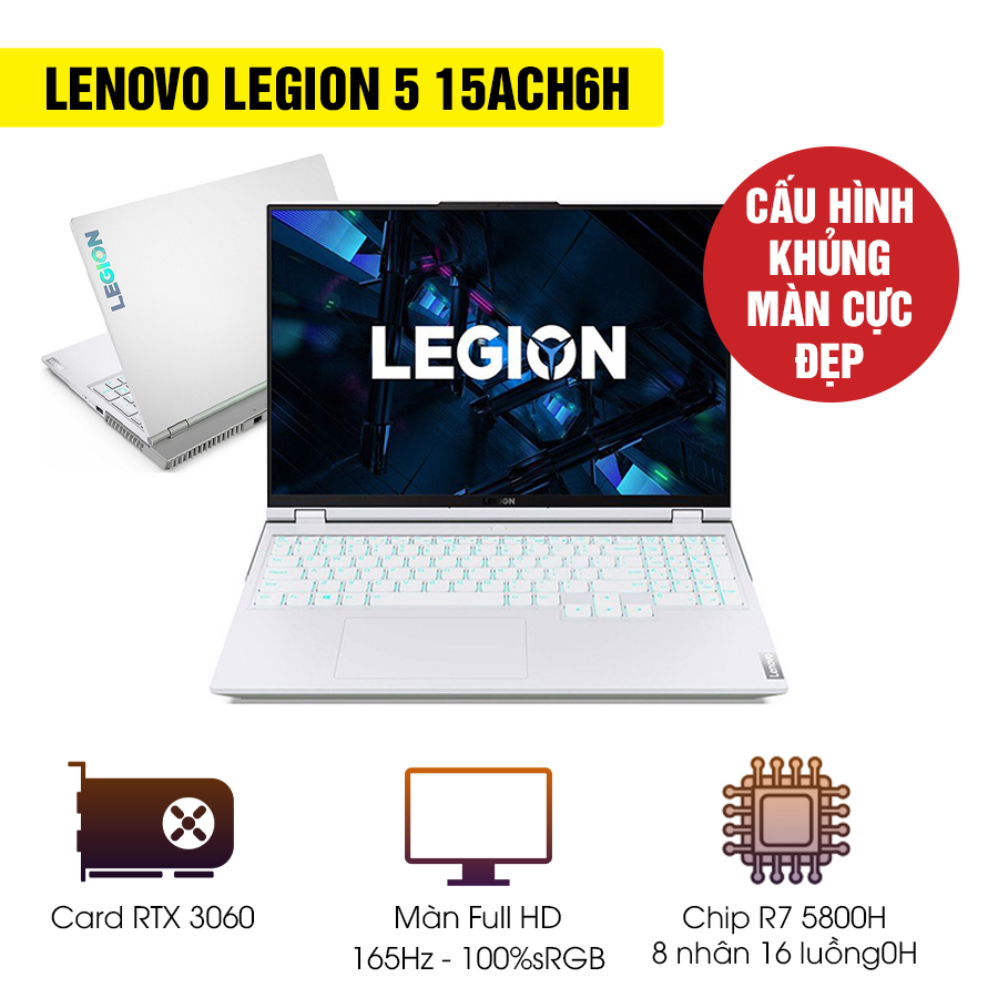Laptop Lenovo Legion 5 15ACH6H 82JU00YXVN (15.6